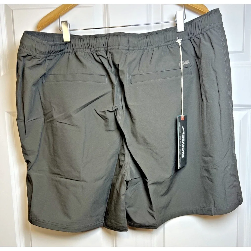 Mountain Khakis Nylon Deck Shorts XXL Jackson Grey Quick Dry Stretch NWT